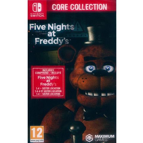 NS Switch《佛雷迪的五夜驚魂：核心合輯 Five Nights at Freddy’s Core Collection》英文歐版