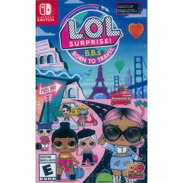 Nintendo 任天堂 NS Switch《LOL 驚喜寶貝蛋 為旅行而生 Lol Surprise! B.B.S Born to Travel》英文美版