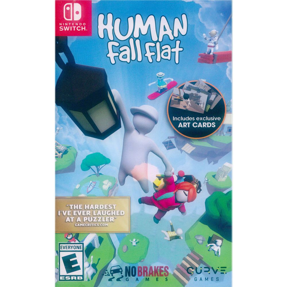 Nintendo 任天堂 NS Switch《人類 : 跌落夢境 周年紀念版 附特典 Human: Fall Flat》中英日文美版