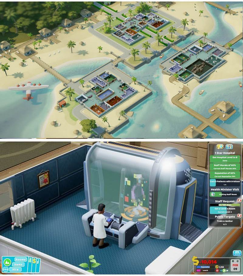 NS Switch 雙點醫院：珍寶版Two Point Hospital JUMBO Edition-中文版