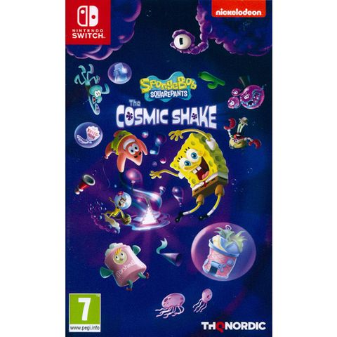 Nintendo 任天堂 NS Switch《海綿寶寶宇宙大震撼 SpongeBob SquarePants: The Cosmic Shake》中英日文歐版