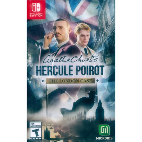 Nintendo 任天堂 NS Switch《阿加莎克莉絲蒂- 赫丘勒白羅倫敦案件 Agatha Christie Hercule Poirot : The London Case》中英日文美版