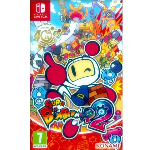 Nintendo 任天堂 NS Switch《超級轟炸超人 R 2 SUPER BOMBERMAN R 2》中英日文歐版