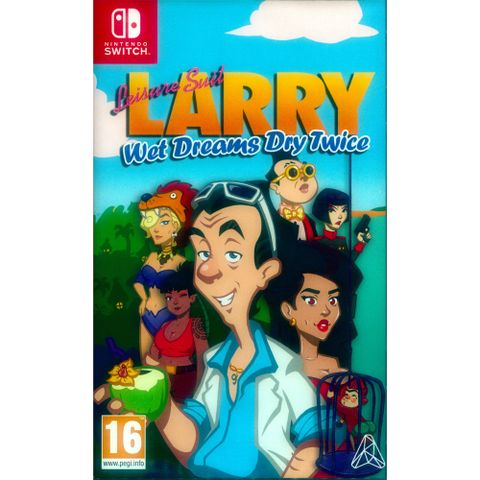 Nintendo 任天堂 NS Switch《幻想空間孤島精魂 Leisure Suit Larry Wet Dreams》中英文歐版