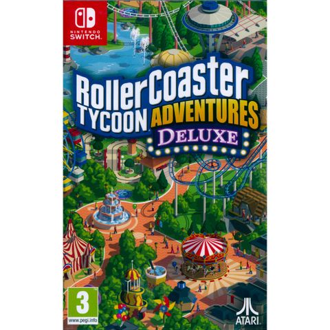 NS Switch《模擬樂園：冒險 豪華版 RollerCoaster Tycoon Deluxe》英文歐版