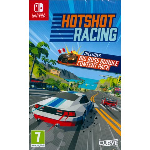 Nintendo 任天堂 NS Switch《極速狂飆賽 HOTSHOT RACING》中英日文歐版