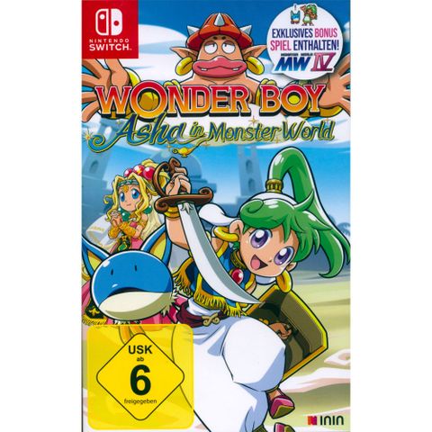 Nintendo 任天堂 NS Switch《神奇男孩 雅莎在怪物世界 WONDER BOY ASHA in Monster World》中英日文歐版