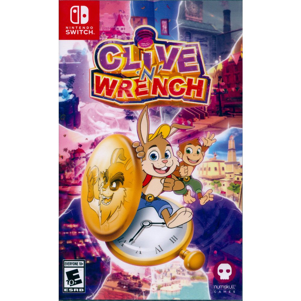 Nintendo 任天堂 NS Switch《猴兔大作戰 Clive N Wrench》中英日文美版