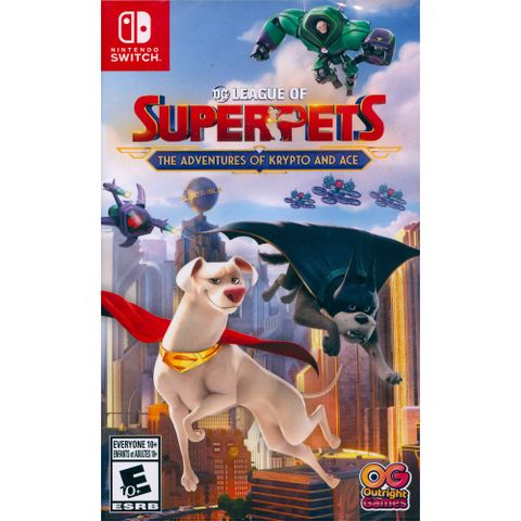 Nintendo 任天堂 NS Switch《DC超級寵物聯盟小氪和王牌大冒險 DC League of Super-Pets:The Adventures of Krypto and Ace》英文美版