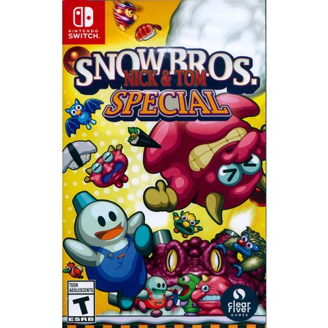 Nintendo 任天堂 NS Switch《雪人兄弟 特別版 Snow Bros. Nick & Tom Special 》中英日文美版