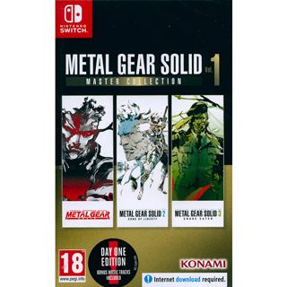 SWITCHMETAL   MASTER METAL GEAR METAL GEAR  METAL GEAR SOLIDDAY ONE18 KONAMIInternet download required