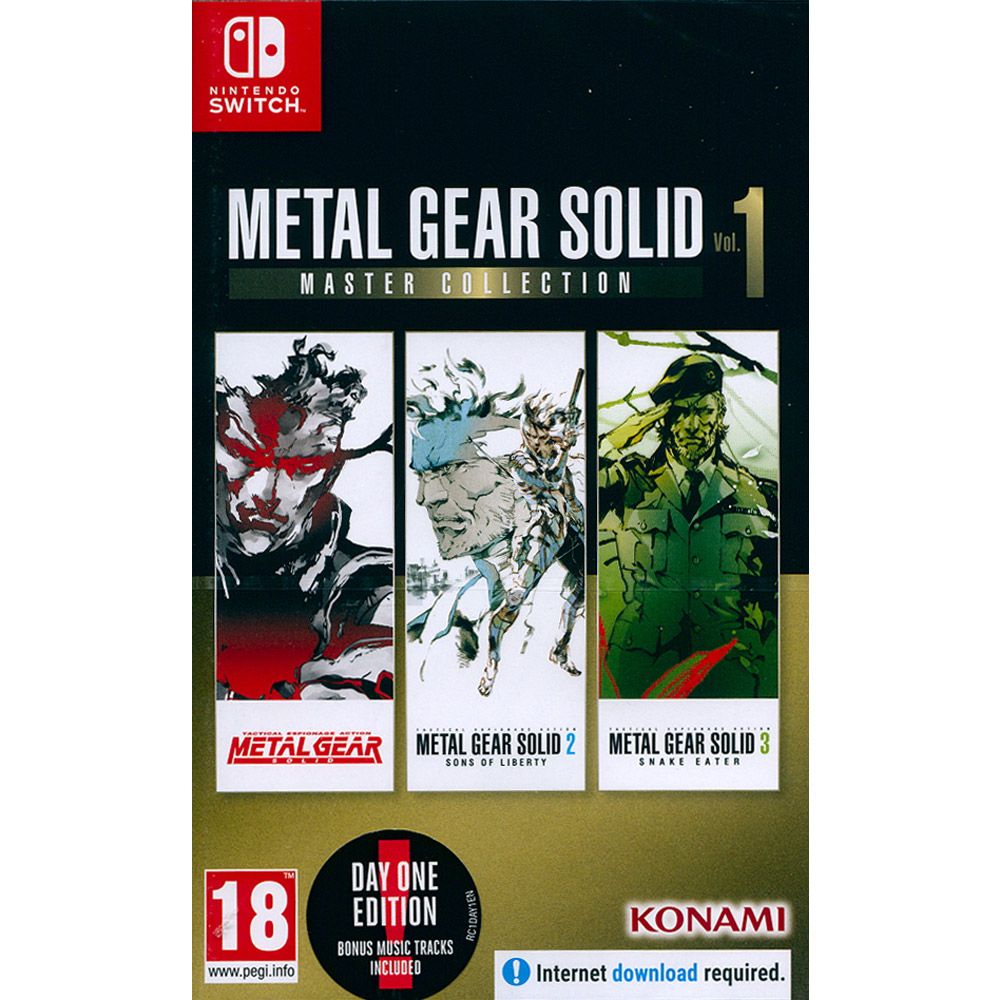 Nintendo 任天堂 NS Switch《潛龍諜影 METAL GEAR SOLID MASTER COLLECTION Vol.1》英日文歐版