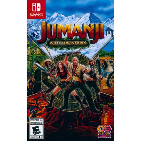 Nintendo 任天堂 NS Switch《野蠻遊戲 野境探索 Jumanji Wild Adventure》中英日文美版