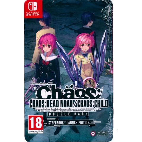 Nintendo 任天堂 NS Switch《混沌思緒諾亞/ 混沌之子 鐵盒雙重包 Chaos Double Pack》英日文歐版