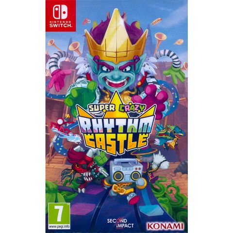 Nintendo 任天堂 NS Switch《超級瘋狂節奏城堡 SUPER CRAZY RHYTHM CASTLE》中英日文歐版