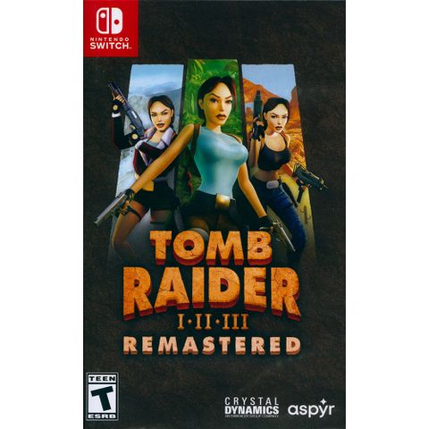 Nintendo 任天堂 NS Switch《古墓奇兵 1-3 復刻版 重製版 移植版 Tomb Raider 1-3 Remastered》英文美版