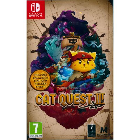 Nintendo 任天堂 NS Switch《喵咪鬥惡龍 3 Cat Quest III》中英日文歐版