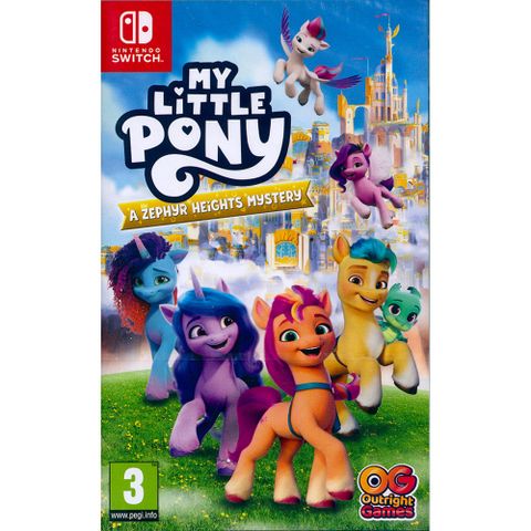 Nintendo 任天堂 NS Switch《彩虹小馬：微風高地之謎 My Little Pony A Zephyr Heights》中英日文歐版