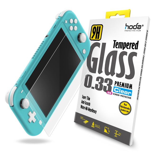 hoda 好貼  任天堂 Switch Lite 全透明高透光9H鋼化玻璃保護貼