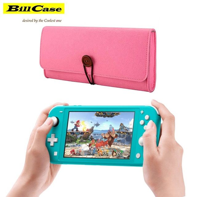  Bill Case  2020  全新 Switch Lite 經典 5插卡 全覆式防汙抗摔保護包   - 櫻花