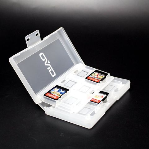 For Nintendo Switch 遊戲片收納卡盒(白色)任天堂 Switch遊戲機 專用