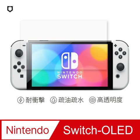 【犀牛盾】Nintendo Switch-OLED (7吋) 耐衝擊螢幕保護貼(非滿版)