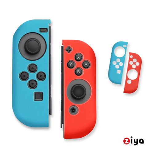 【顆粒設計絕佳手感】[ZIYA] Switch Joy-con 手把矽膠保護套雙色系列