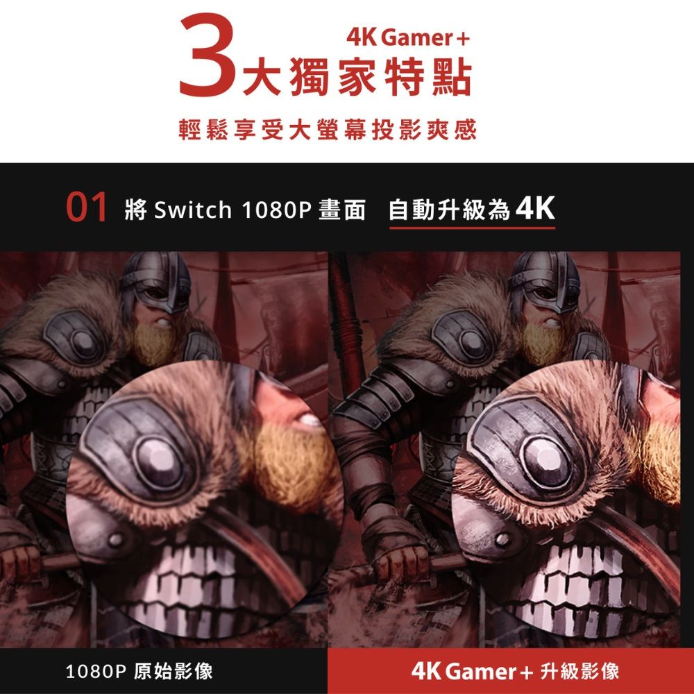 PhotoFast】4K Gamer+投影轉接器(Switch/台灣百萬募資/保固一年/畫質