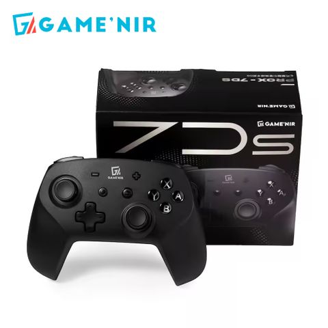 GAME'NIR 電玩酒吧 GAMENIR Switch 七代 ProX-7Ds 七代Ds純黑版 支援NFC刷amiibo 台灣公司貨喚醒+多震度+記憶背鍵(限定特仕版)