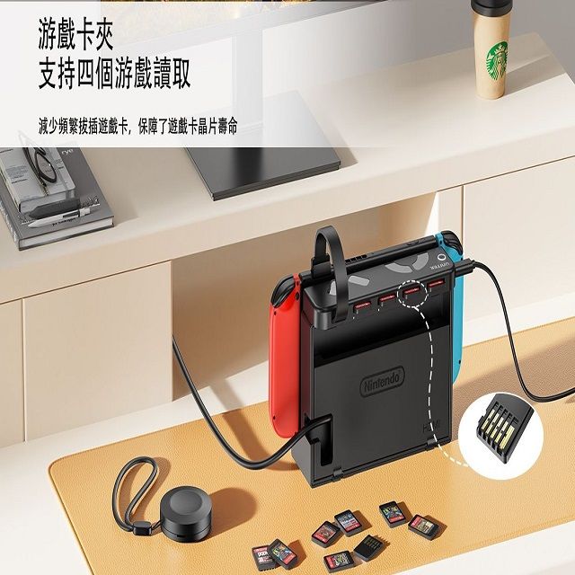 UNITEK 優越者 (G1002E)4合1Switch遊戲讀卡器連遙控器(代理商原廠貨/保固兩年)