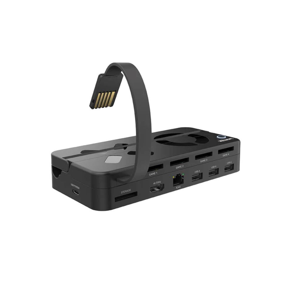 UNITEK 優越者 Nintendo Switch任天堂配件(G1002B)4合1讀卡器+擴充座(副廠配件/代理商保固2年)