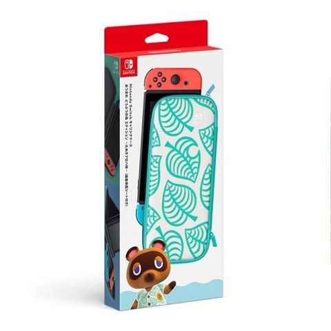 現貨熱賣中︱附保護貼NS Nintendo Switch 便攜包 《集合啦！動物森友會》特仕 主機收納包 附螢幕保護貼