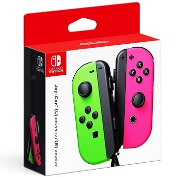 Nintendo Switch Joy-Con 手把 電光綠/電光粉紅 配色