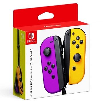Nintendo Switch Joy-Con 手把 電光紫/電光橙 配色