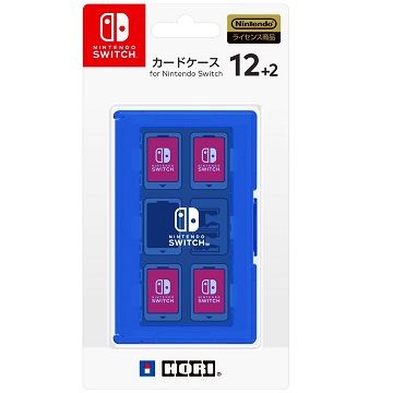 Nintendo Switch 原廠 卡帶盒12片裝 藍色 HORI NSW-022
