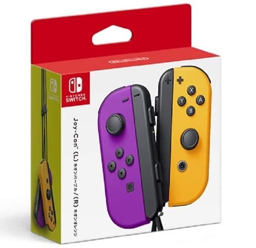 任天堂Nintendo Switch Joy-Con (紫橘色)原廠左右手把- PChome 24h購物