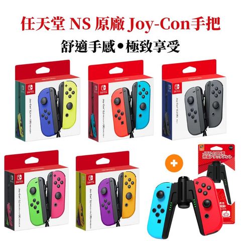 NS Switch Joy-Con 手把 左右手控制器 加贈充電器