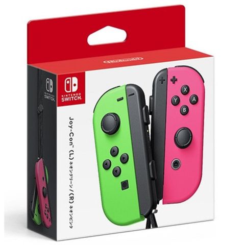 【Nintendo 任天堂】Switch Joy-Con 左右手控制器 電光綠/電光粉紅 台灣公司貨