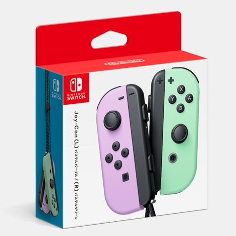 【Nintendo 任天堂】Switch Joy-Con 左右手控制器 淡雅紫/淡雅綠 台灣公司貨