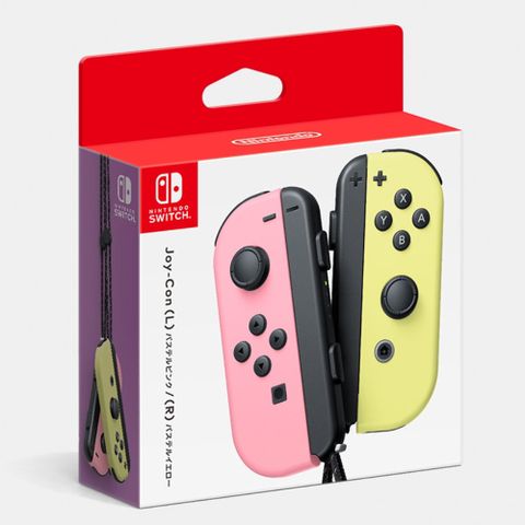 【Nintendo 任天堂】Switch Joy-Con 左右手控制器 淡雅粉紅/淡雅黃 台灣公司貨