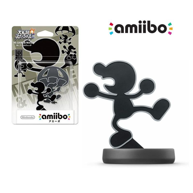 amiibo 任天堂 NFC 明星大亂鬥系列 影子人 Mr.Game&Watch