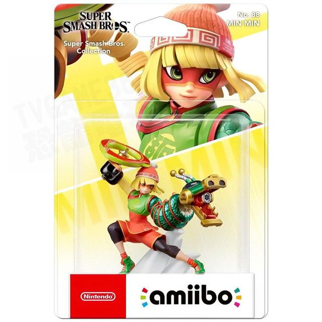 Nintendo 任天堂  AMIIBO NFC SWITCH NS 明星大亂鬥 麵麵 神臂鬥士 MINMIN