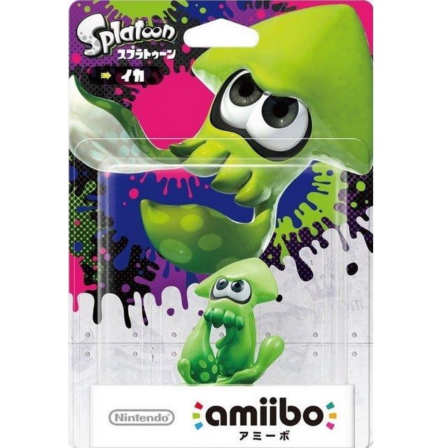 Nintendo 任天堂  AMIIBO NFC SWITCH NS 漆彈大作戰2 斯普拉遁 綠色烏賊 SPLATOON