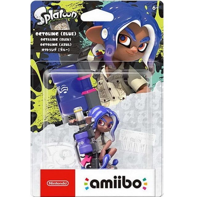 Nintendo 任天堂  AMIIBO NFC SWITCH NS 漆彈大作戰3 斯普拉遁3 SPLATOON 3 章魚圈 藍色