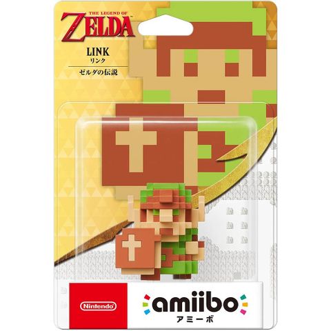 Nintendo 任天堂 amiibo《 8 BIT 點陣林克 》薩爾達傳說系列