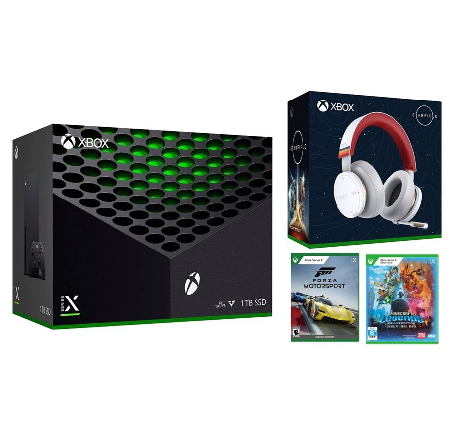 Xbox Series X 主機+ XBOX 無線耳機星空特仕版+精選遊戲- PChome 24h購物