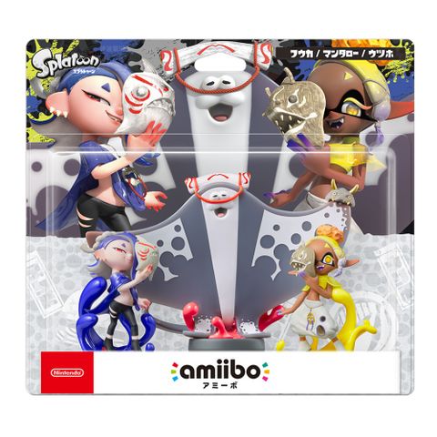 Nintendo 任天堂 Switch 《Amiibo 魚漿幫》 斯普拉遁3系列