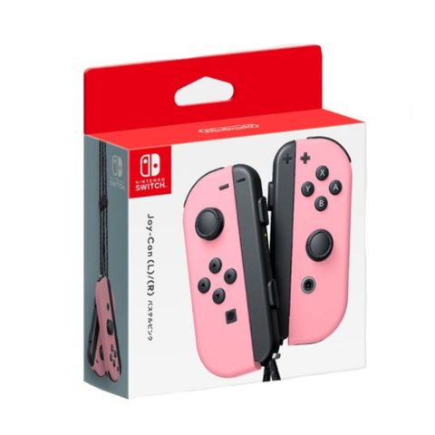 【Nintendo 任天堂】Switch Joy-Con 左右手控制器 淡雅粉紅 台灣公司貨現貨供應