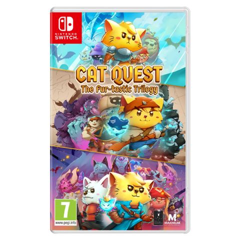 Nintendo 任天堂 Switch NS 貓咪鬥惡龍 三部曲 國際版支援中文Cat Quest - The Fur-tastic Trilogy