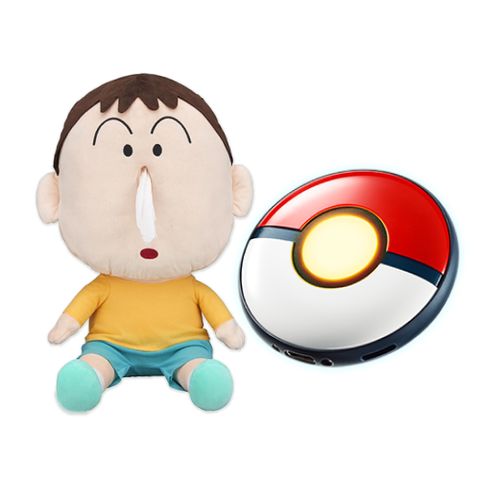 Pokemon GO Plus +寶可夢睡眠精靈球+蠟筆小新阿呆衛生紙套